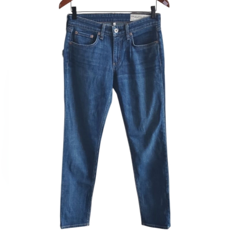 Rag & Bone Dre Low-Rise Slim Boyfriend Jeans Size 24
